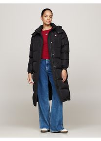 Damen Steppmantel "TJW ALASKA LONG PUFFER EXT", schwarz, casual, Gr. 5XL, Tommy Jeans CURVE, unifarben, Web, Obermaterial: 100% Polyester. Futter: