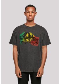F4NT4STIC Herren T-Shirt "Bob Marley Chords Reggae Music", schwarz, casual, Gr. S, Obermaterial: 100% Baumwolle, Shirts, Premium Qualität, Musik, By