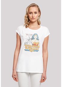 F4NT4STIC Damen T-Shirt "DC Comics Superhelden Wonder Woman Posing", weiß, casual, Gr. XL, Obermaterial: 100% Baumwolle, Shirts, Print