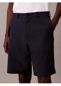 Calvin Klein Herren Shorts "CLASSIC TECH SHORT 9 in", blau, casual, Gr. 34, unifarben, Web, Obermaterial: 100% Polyester, Hosen, Mit Gürtelschlaufen