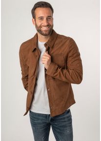 Mauritius Herren Lederjacke "MMJemmo", braun, casual, Gr. 4XL, unifarben, Obermaterial: 100% Schafsleder. Futter: 100% Baumwolle. Ärmelfutter: 100%