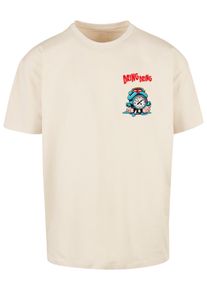 Merchcode Herren T-Shirt "Merchcode Herren ALARM CLOCK Comic Heavy Oversized Tee", beige, casual, Gr. XXL, bedruckt, 100% Baumwolle, Shirts