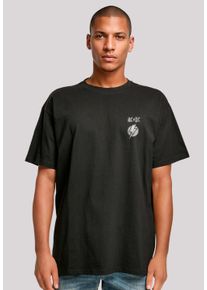 F4NT4STIC Herren T-Shirt "ACDC Lightning Bolt", schwarz, casual, Gr. S, Obermaterial: 100% Baumwolle, Shirts, Premium Qualität