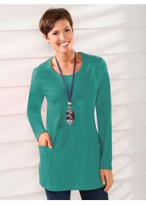 Classic Basics Damen Longshirt "Longshirt", grün, Gr. 50, unifarben, 100% Baumwolle, Shirts