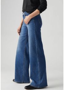 Levi's LEVI'S Damen Weite Jeans "Jeans 318 SHAPING", blau, casual, Gr. 32, unifarben, Denim/Jeans, Obermaterial: 80% Baumwolle, 19% Polyester, 1% Elasthan,