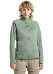 Jack Wolfskin Damen Fleecejacke "TAIGA FZ W", grün, sportlich, Gr. M, Fleece, Obermaterial: 100% Polyester, Jacken