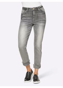 Heine Damen Bequeme Jeans, blau, Gr. 48, unifarben, 98% Baumwolle, 2% Elasthan, Jeans