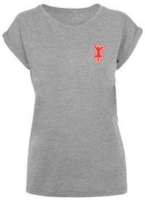 F4NT4STIC Herren Kurzarmshirt "F4NT4STIC Damen", grau, casual, Gr. XL, unifarben, 100% Baumwolle, Shirts