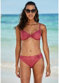 s.Oliver Damen Bügel-Bikini-Top "Rome", rot, Gr. 36, unifarben, Polyamid, Microfaser, Bikini-Oberteile, in verschiedenen Unifarben