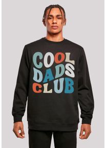 F4NT4STIC Herren Sweatshirt "Cool Dads Club Trendiges Vatertagsmotiv für Väter", schwarz, casual, Gr. L, Obermaterial: 50% Baumwolle, 50% Polyester,