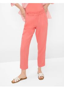 Brax Damen Culotte "Style MONA S", rot, Gr. 92, 100% Leinen, Hosen