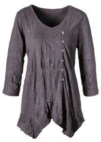 Classic Basics Damen 3/4-Arm-Shirt "Shirt", grau, Gr. 44, meliert, 50% Baumwolle, 50% Polyester, Shirts
