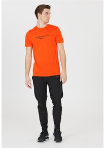 Endurance Herren Funktionsshirt "PORTOFINO", orange, sportlich, Gr. XXL, meliert, bedruckt, 100% Polyester, Shirts, mit praktischer Quick