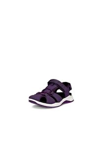 Ecco Kinder Riemchensandale "X-TRINSICK", Gr. 35, lila, Textil, sportlich, Schuhe, Sommerschuh, Outdoorsandale, Trekkingsandale mit Klettriemchen