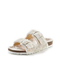 Vivance Damen Pantolette "Hausschuh, Pantolette, Pantoffel", Gr. 37, beige, Obermaterial: 100% Synthetik. Futter: 100% Synthetik. Decksohle: 100%