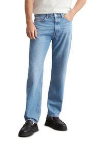 Marc O'Polo Herren Straight-Jeans "aus reiner Bio-Baumwolle", blau, Gr. 32, MARC O'POLO DENIM, Obermaterial: 100% Baumwolle, Jeans