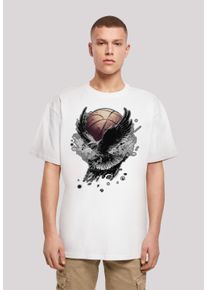 F4NT4STIC Herren T-Shirt "Basketball Adler", weiß, casual, Gr. XXL, Obermaterial: 100% Baumwolle, Shirts, Print