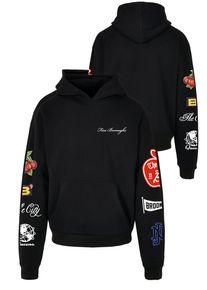 Herren Kapuzensweatshirt "Upscale by Mister Tee Herren NY Homage Oversize Hoody", schwarz, Gr. L, UPSCALE BY MISTER TEE, bedruckt, 100% Baumwolle,