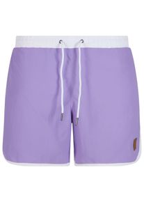 Urban Classics Herren Badeshorts "Urban Classics Herren Retro Swimshorts", lila, Gr. 4XL, 100% Polyamid, Badehosen