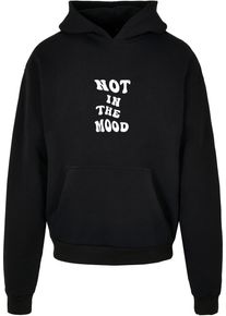 Merchcode Herren Kapuzensweatshirt "Merchcode Herren NITM-Whirled Back x Ultra Heavy Hoody", schwarz, Gr. S, bedruckt, 100% Baumwolle, Sweatshirts