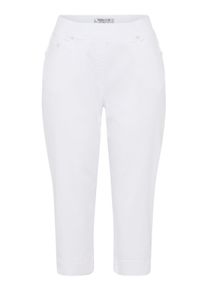 Damen 5-Pocket-Jeans "Style CARINA CAPRI", weiß, Gr. 22, RAPHAELA BY Brax, 78% Baumwolle, 18% Polyester, 4% Elasthan, Jeans