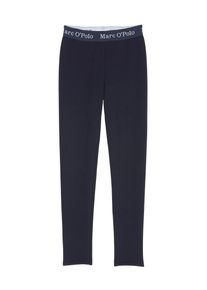 Marc O'Polo MARC O'POLO Mädchen Jerseyhose "aus warmem Baumwoll-Mix", blau, casual, Gr. 152, unifarben, Obermaterial: 65% Polyester, 30% Baumwolle, 5% Elasthan,