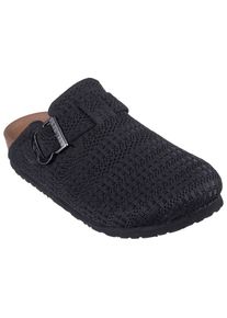 Skechers Damen Clog "ARCH FIT GRANOLA TOO LATE", Gr. 40, schwarz, Textil, casual, Schuhe, Sabot, Flats mit Luxe Foam Ausstattung