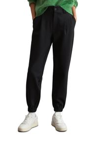 Marc O'Polo Damen Jerseyhose, schwarz, Gr. XS, MARC O'POLO DENIM, Jersey, Obermaterial: 74% Viskose, 21% Polyamid, 5% Elasthan, Hosen, hat als Beinabschluss ein