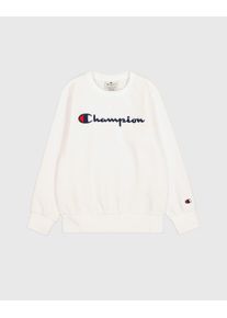 Champion Kinder Sweatshirt, weiß, sportlich, Gr. XXL, Sweatware, Obermaterial: 73% Baumwolle, 27% Polyester, Sweatshirts, für Kinder