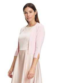 Vera Mont Damen Strickjacke "Vera Mont Strickbolero langarm", rosa, feminin, Gr. XL, Strick, Obermaterial: 62% Viskose, 34% Polyamid, 4% Elasthan.,