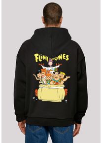 F4NT4STIC Herren Kapuzenpullover "The Flintstones The Ride Familie Feuerstein", schwarz, casual, Gr. XS, Obermaterial: 100% Baumwolle, Pullover, Print