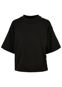 Urban Classics Herren Kurzarmshirt "Urban Classics Damen Ladies Organic Heavy Tee", schwarz, casual, Gr. XS, unifarben, 100% Baumwolle, Shirts