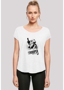 F4NT4STIC Damen T-Shirt "Star Wars Stormtrooper Imperial Forces", weiß, casual, Gr. L, Obermaterial: 100% Baumwolle, Shirts, Damen,Premium