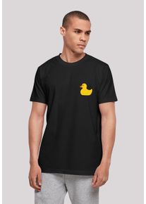 F4NT4STIC Herren T-Shirt "Yellow Rubber Duck TEE UNISEX", schwarz, casual, Gr. XXL, Obermaterial: 100% Baumwolle, Shirts, Print