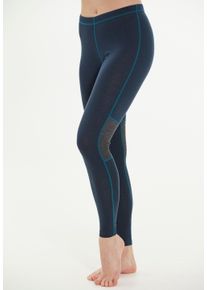 WHISTLER Kinder Thermohose "Lapas", blau, casual, Gr. 44, mehrfarbig, 70% Wolle, 25% Polyester, 5% Elasthan, Hosen, mit Woll-Anteil