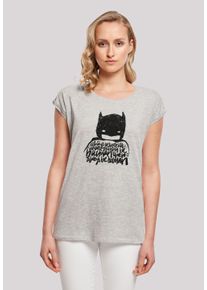 F4NT4STIC Damen T-Shirt "DC Comics Batman Always Be Yourself", grau, casual, Gr. M, Obermaterial: 100% Baumwolle, Shirts, Print