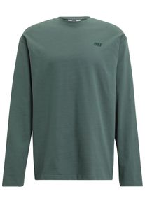 DEF Herren Longsleeve "DEF Herren DEF Open Longsleeve", grün, klassisch, Gr. L, bedruckt, 100% Baumwolle, Shirts