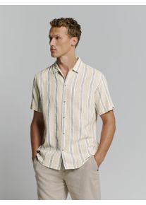 NO EXCESS Herren Langarmhemd "NO EXCESS Leinenhemd", beige, casual, Gr. XXL, 51% Leinen, 49% Baumwolle, Hemden