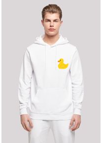 F4NT4STIC Herren Kapuzenpullover "Yellow Rubber Duck HOODIE UNISEX", weiß, casual, Gr. XXL, Obermaterial: 50% Baumwolle, 50% Polyester, Pullover,