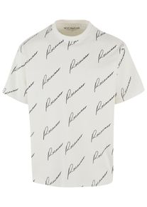 Rocawear Herren T-Shirt "Rocawear Herren Rocawear Atlanta T-Shirt", weiß, casual, Gr. M, bedruckt, 100% Baumwolle, Shirts
