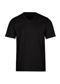 TRIGEMA Herren T-Shirt "TRIGEMA V-Shirt DELUXE Baumwolle", schwarz, Basic, Gr. 5XL, 100% Baumwolle, Shirts