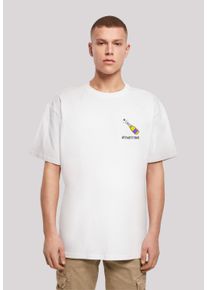 F4NT4STIC Herren T-Shirt "Silvester Party partytime", weiß, casual, Gr. S, Obermaterial: 100% Baumwolle, Shirts, Print