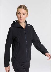 CMP Damen Softshelljacke, blau, sportlich, Gr. 34, Obermaterial: 100% Polyester, Jacken