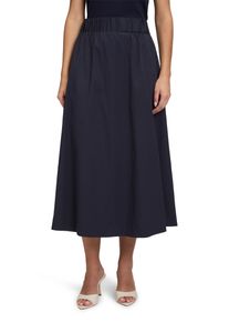 Vera Mont Damen Maxirock "Vera Mont Baumwollrock mit Gummizug", blau, modisch, Gr. 38, Obermaterial: 75% Baumwolle, 22% Polyamid, 3% Elasthan.,