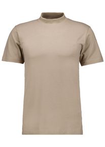 Ragman Herren Stehkragenshirt, braun, klassisch, Gr. XXL, Baumwolle, Shirts