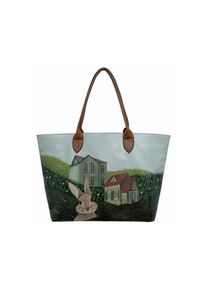 DOGO Damen Weekender "Weekender Going On An Adventure Damen Handtaschen (Fashion) /", grün, Lacklederimitat, Taschen, Vegan