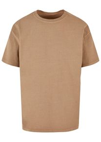 Merchcode Herren T-Shirt "Merchcode Herren K HOPE Acid Washed Oversize Tee", beige, casual, Gr. XXL, bedruckt, 100% Baumwolle, Shirts