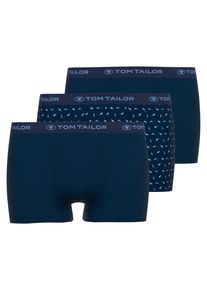 Tom Tailor Herren Boxershorts "Buffer", Gr. 6675 blau, hell, allover, Single Jersey, Obermaterial: 95% Baumwolle, 5% Elasthan, Unterhosen, mit