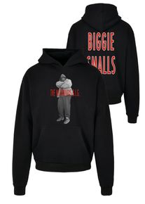 Herren Kapuzensweatshirt "Upscale by Mister Tee Herren Biggie Smalls Concrete Hoody", schwarz, Gr. M, UPSCALE BY MISTER TEE, unifarben, 100%