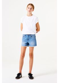 Garcia Mädchen Shorts "Rianna", blau, casual, Gr. 134, Denim/Jeans, Obermaterial: 99% Baumwolle, 1% Elasthan, Hosen, für Girls